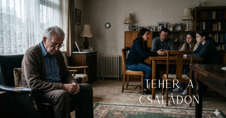 Idős ember és családja